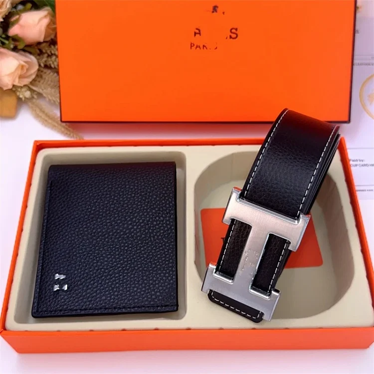 Herm s H Buckle & Wallet Set 2 Belt