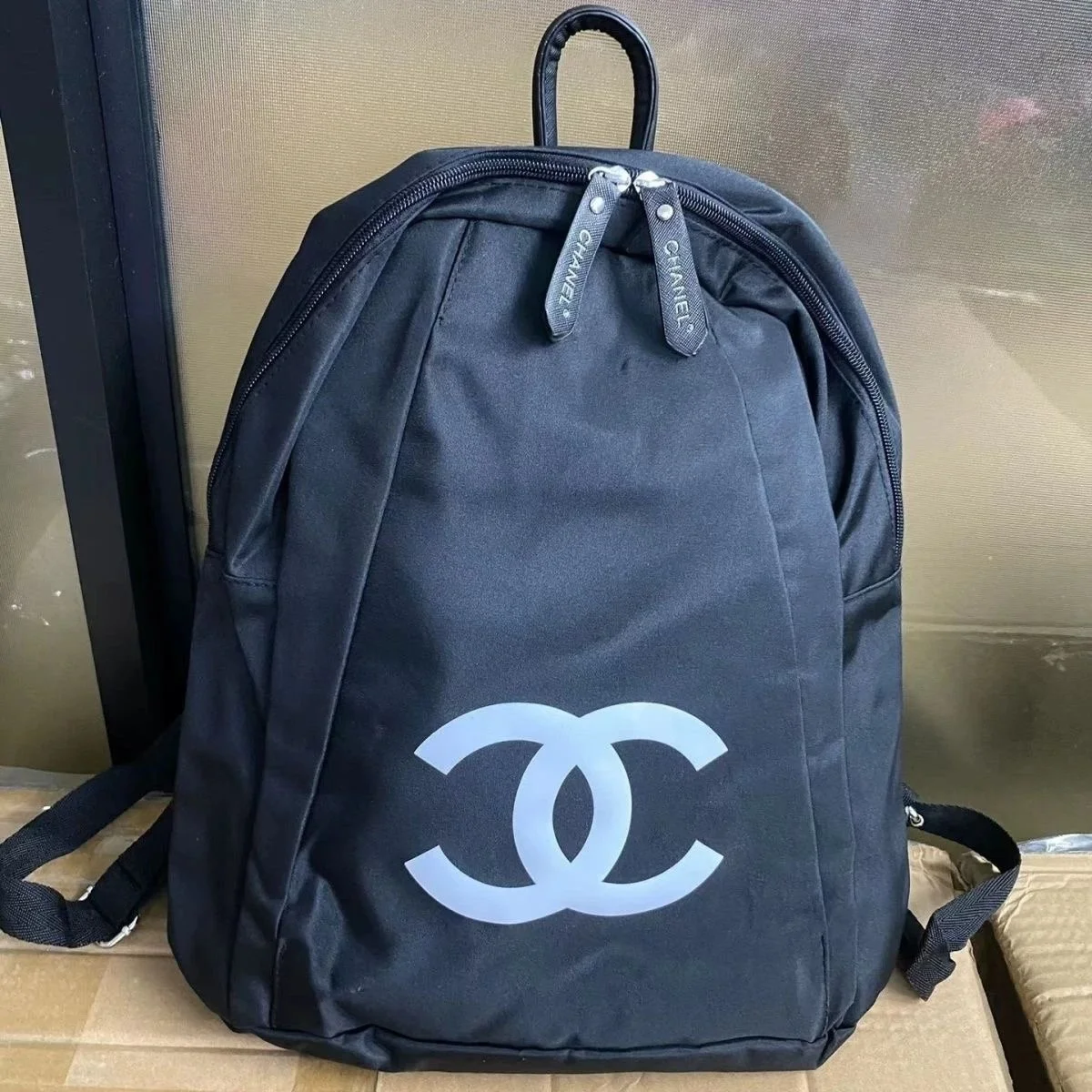 Chanel CC Logo Backpack Bag