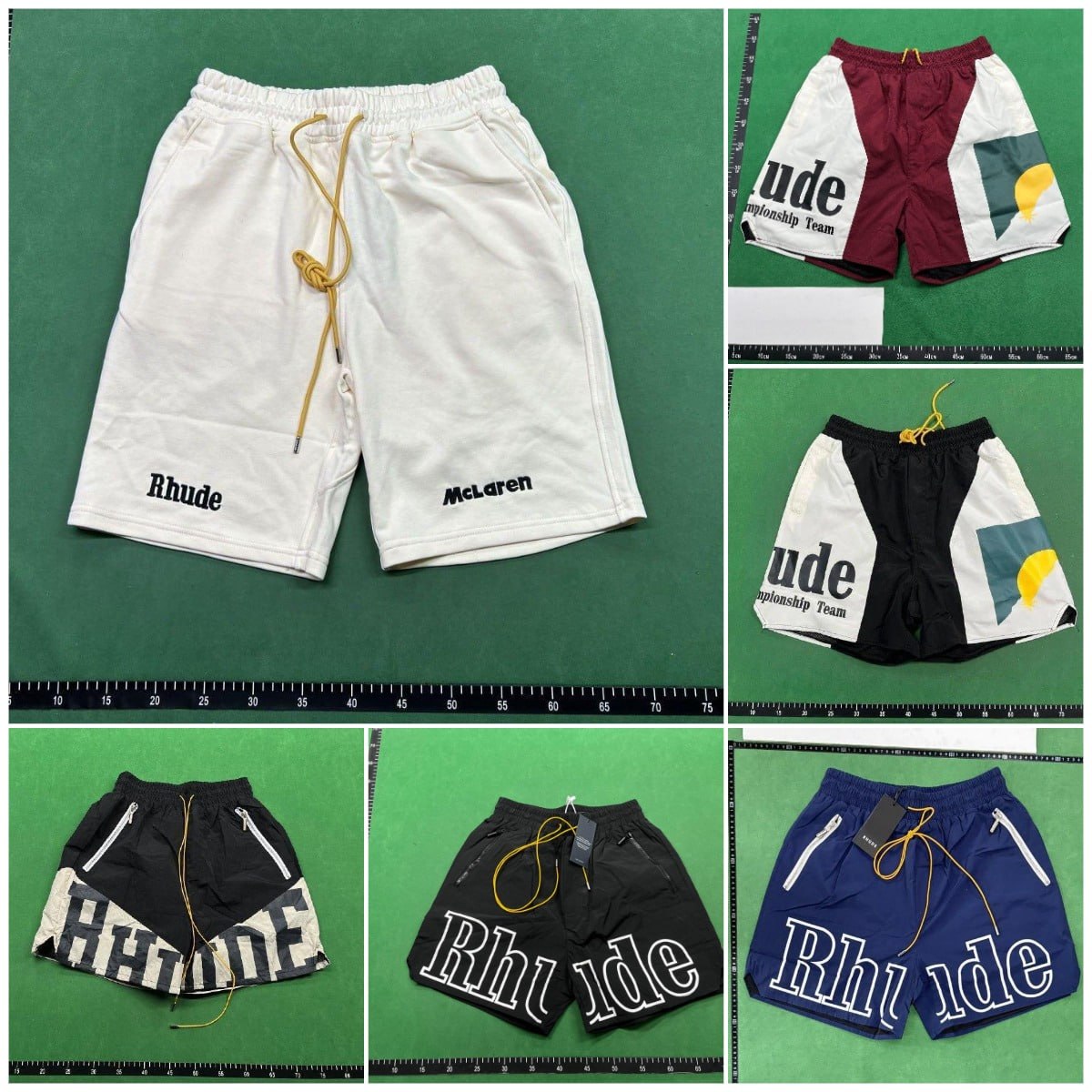 Rhude Track Beach pants Quick Dry Shorts