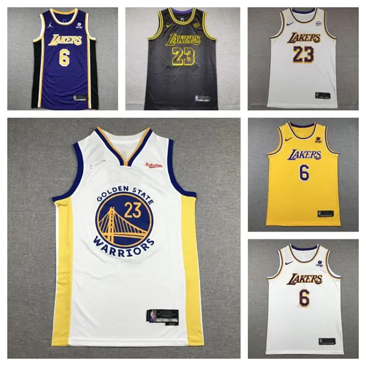 Lakers Warriors Jerseys Football shirt