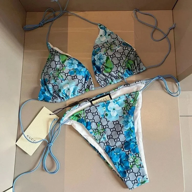 Gucci GG Supreme Floral Bikini Set 34 s Accessory