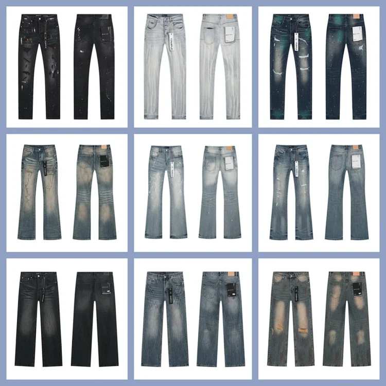 purple flared Washed S Jeans