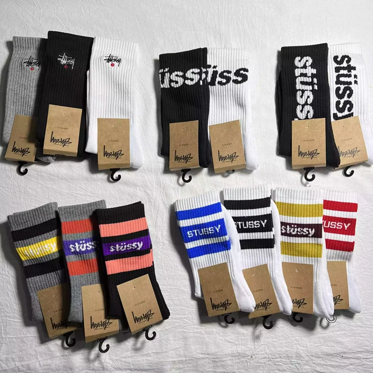 Stussy Classic Logo Socks 1 style Accessory